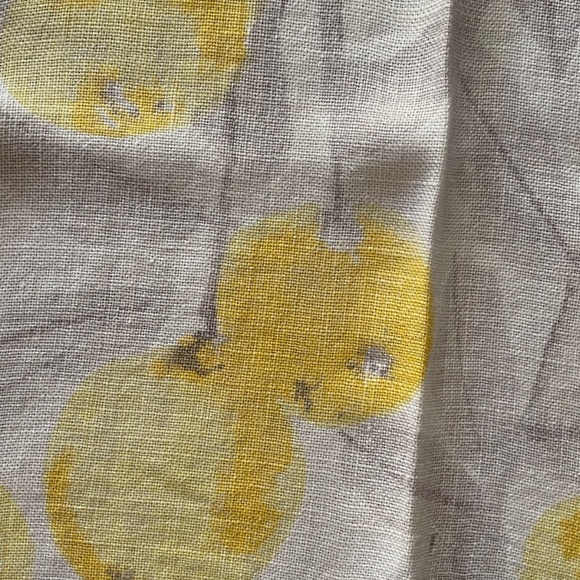 VTG 1960s Vera Linen Lemon Tea Towel Dishtowel Vera Neumann - Picture 7 of 9